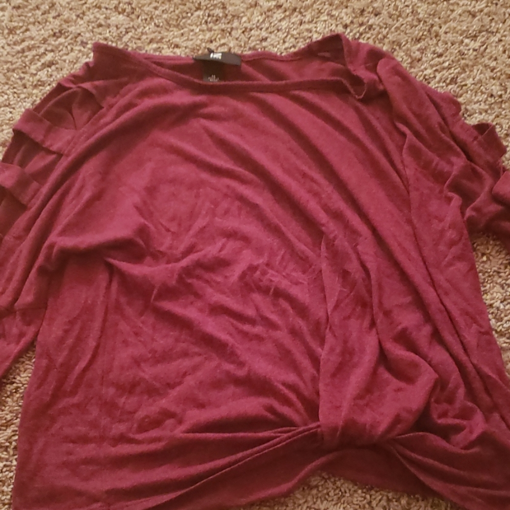 Maroon long sleeve